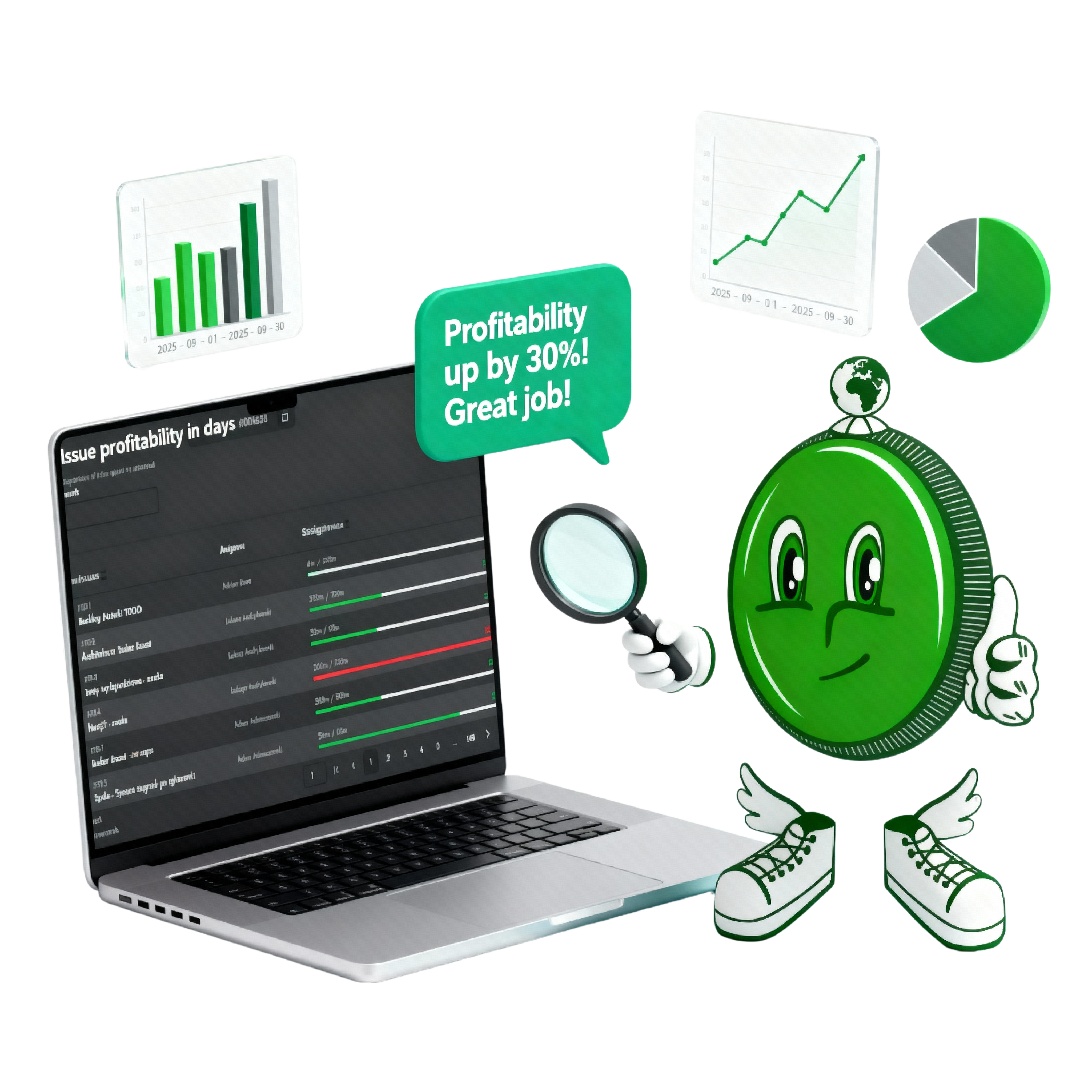 Time Booster client portal with tickets, communication and project status